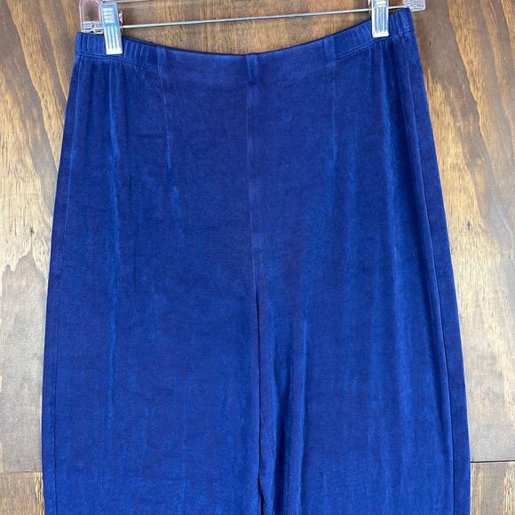 Additions by Chicos Womens Pants Black Pull On Elastic Fit Loose Fit 2 (M) - Picture 2 of 10